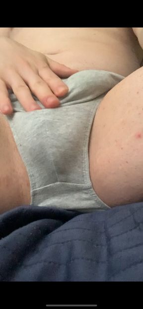 POV: Jerking off and cumming huge in my panties