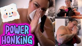 Your Pretty Snotty Goddess in: Secretary Snot Storm: 65 Nose-Blowing Honks while Ignoring You - HONESTLY ONE OF MY BEST VIDEOS SO FAR =)