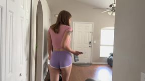 Kinky Bisexual College Girls Ayla , Zara , & Lucy Take Turns Kissing Amazon Delivery Guy | Tongue Sucking Fetish | Interracial Kissing | Threesome