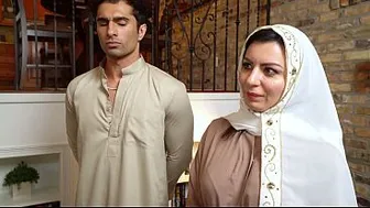 Iraqi Alina Angel enjoys having sex with an American soldier and her stepson.