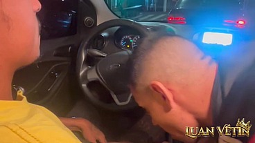Putaria dentro do Carro do Uber no Centro de São Paulo