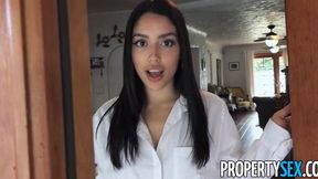 Brunette Wife's Adulterous Adventure with Sneaky Estate Agent