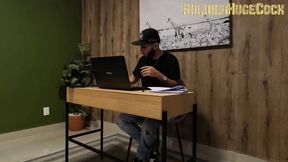 Watch as I hire a slut while my wife is working and we end up fucking like wild sluts