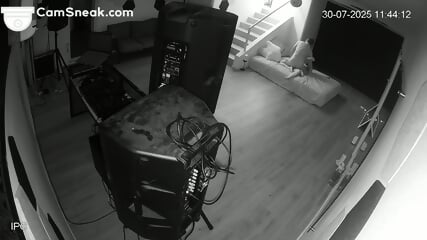IPCAM - Russian couple fucks hard in music studio