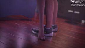 Dva Having Passionate Sex on Pool Table