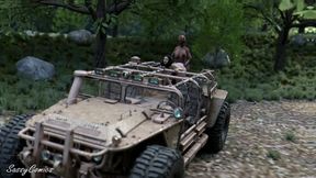 Arab Woman Anal Fucked by Trans Soldier on Military Vehicle - Sassycomics