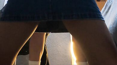 Latina, first I cover her eyes and touch her, until I put everything inside her, listen to her enjoy