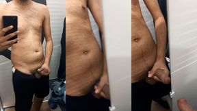 fitting room of the sport shop