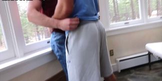 two Red-hot Jock finest Homies Ravage & Rim each other