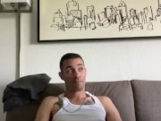 Jacking off next to homeboi