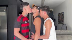 marcos goiano - brazilian gay threesome bareback and creampie xxl venezuelan cock- ofcnobru & odiariodeumgp