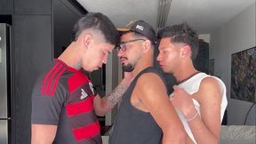 marcos goiano - brazilian gay threesome bareback and creampie xxl venezuelan cock- ofcnobru & odiariodeumgp