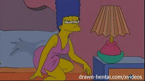 Lois Griffin & Marge Simpson Lesbian Hentai Cartoon Action