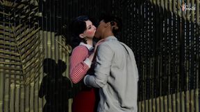 Newly Married Housewife Fucked Hard by Stranger Outdoors - Public Cheating Creampie