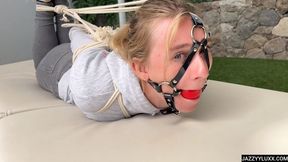 Fully dressed hogtie