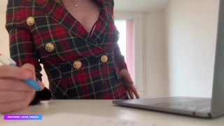 HILDE_FRENCH- YOU GET SUCKED OFF AT WORK BY YOUR HOT CO-WORKER