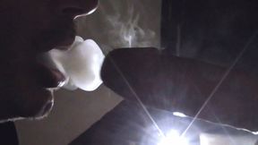 Smoking blowjob dildo dark 121224