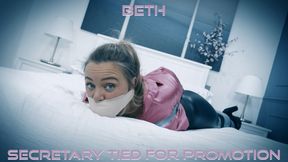Beth - Secretary Wants the Promotion Alt HD ( Tape Bondage , Wrap Gagged , OTN Gagged , Bandage Wrap Gagged , Satin Blouse , Leather Pants , Balltie , Duct Tape Gag , Secretary )