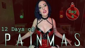 DAY 6 - 12 DAYS OF PAINMAS - Christmas CBT & Pain Play Slave Tasks by Miss Faith Rae with BDSM Instructions & Femdom POV - 4k