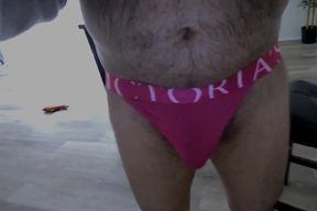 Purple Pantycock Cumming