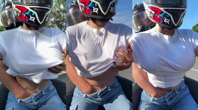 I picked up a DIDI client without a bra and he made me run in my panties 2