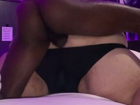 Fat Chub Taking Extra Dick Inside Of Him