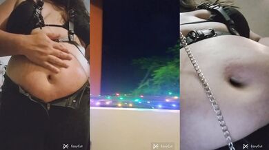 Choking my belly before new year