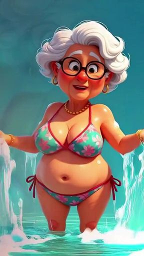 Granny Animation Sticky Mess