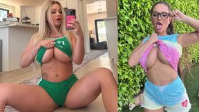 Blonde MILF Dan Dangler goes wild with monster bh0n in homemade video