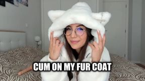 Fur Fetish JOI Surprise Ending - Cum On My Japanese Fur Jacket