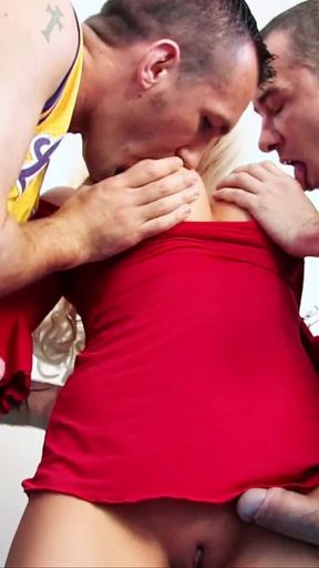 Blonde Big Tits MILF Wife Dolly Delight Sucks and Fucks at the Gloryhole