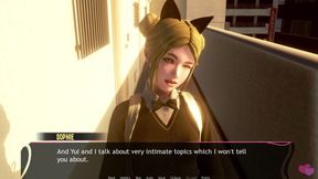 Murmur 9: Adam Presses Yui's Boobs First Time Apartment