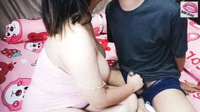 Maid and driver caught cheating in house big tits blowjob
