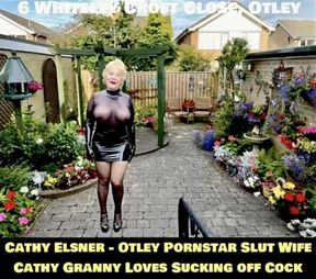 Shiny Tight PVC MiniSkirt Slut Granny Yorkshire Wife High Heels Pornstar