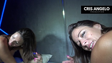 Inside Swinger Club - ABSO SPA - FRANCE Private Fuck - Cris Angelo & Kyara Nyx - Creampie