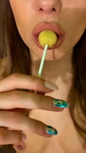 Lollipop Virgin Learns How to Please