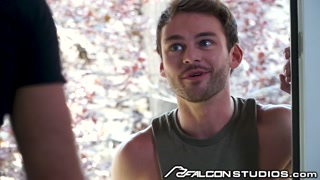 Sex Toy Tester Try Huge Stainless-Steel Dildo - FalconStudios