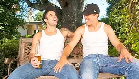 Brandon Lewis Dominates Outdoors with Rough Anal Action – Gay Porn Set