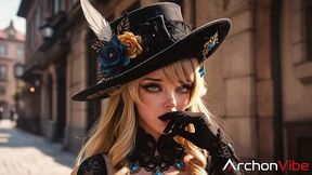 a major investor wasn t sure whether he should donate to navia s fund, so she demonstrated the benefit of the deal by offering him her sweet little butt [ai]