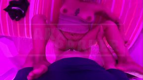 LA DIABLA CAMILA CAMPOS en pleno masaje tantra se excita y nos ponemos a coger en todas las poses