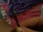 Sounding my tranny dick