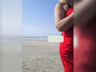 Stepmom just wanted an opinion... But this transparent bikini became a topic on the whole beach