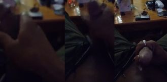 Quick stroke before bed bbc transgender surprise cumshot