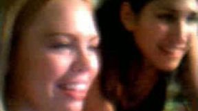 Two shiny college hoes expose me their delicious tits on webcam chat