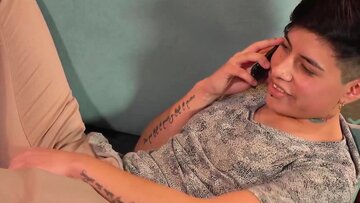 Heber Grant a twink with tattoos works his b