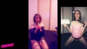 SissyCDMish - sissy slut loves sucking her bbc dildo