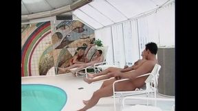 Dara Gangbanged By The Indoors Pool! (1st half mp4)