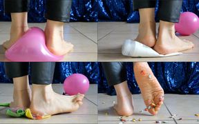 Kneading Objects in Barefeet