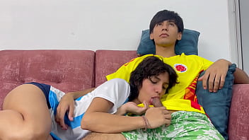 Big bro teaches stepsis who's the real champ in bed