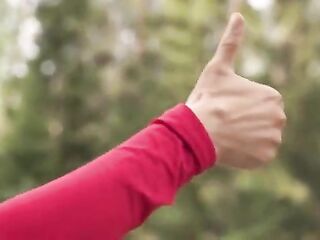 Sexy hitchhiker Eva Lexx got her first a bit of butt with a stranger who screwed her hard in the ass FLX006P01